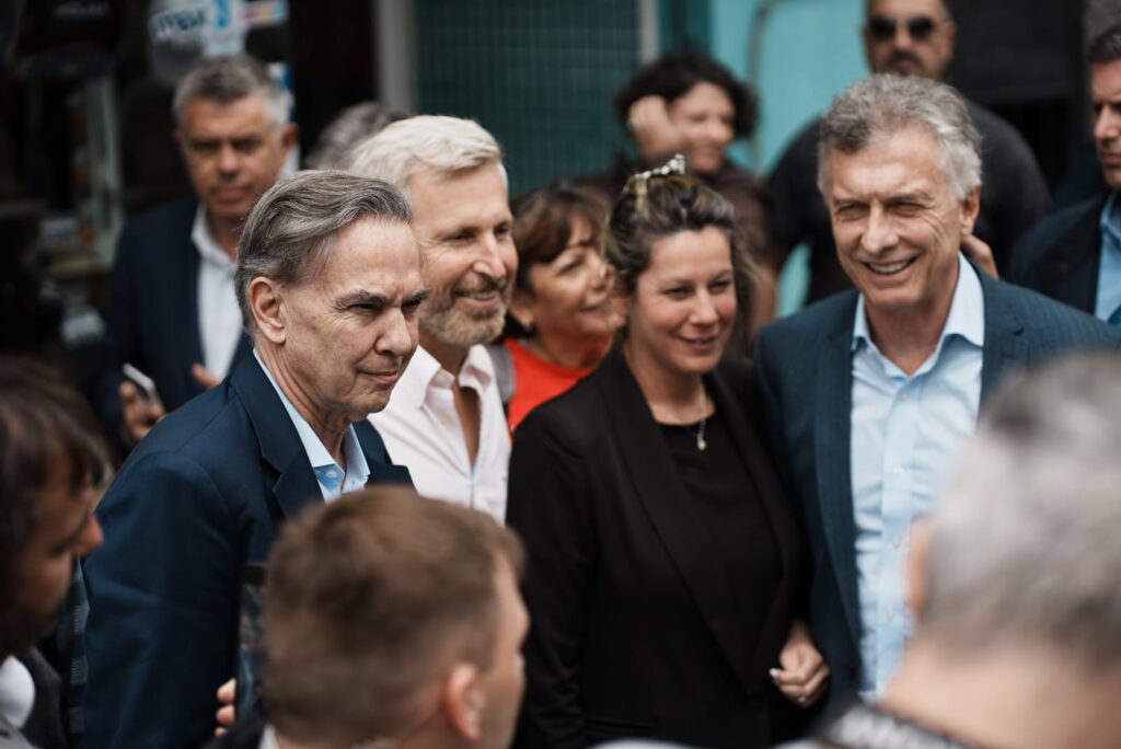 Frigerio, Macri y Pichetto de recorrida en Paraná