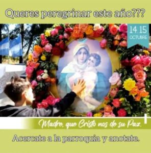 Mariagrandenses en la Peregrinación de Pueblos