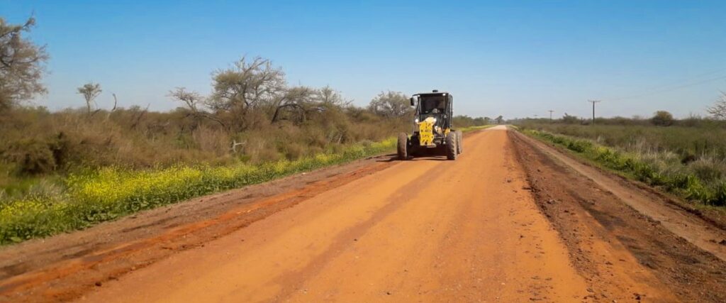 Continúa la reconstrucción de la ruta 33 desde Macia hacia arroyo Durazno