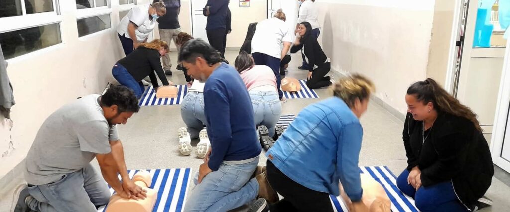 Se capacitó en primeros auxilios y técnicas de reanimación cardiopulmonar al personal del Copnaf