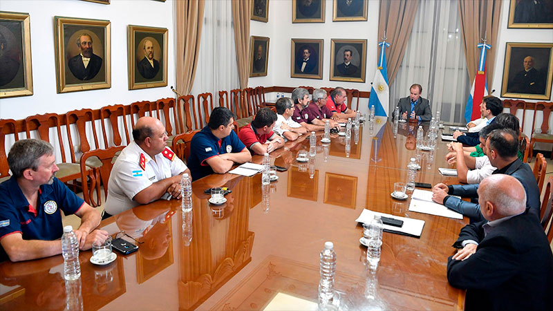 Bordet dijo que duplicarán aporte a Bomberos Voluntarios y avanzan en nueva ley