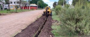 Comenzaron los trabajos de recambio de cañerías en Pronunciamiento