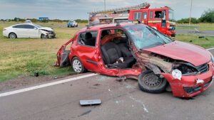 Fallecio una de las personas involucradas del choque de esta mañana en el Cruce de la 127 y 32