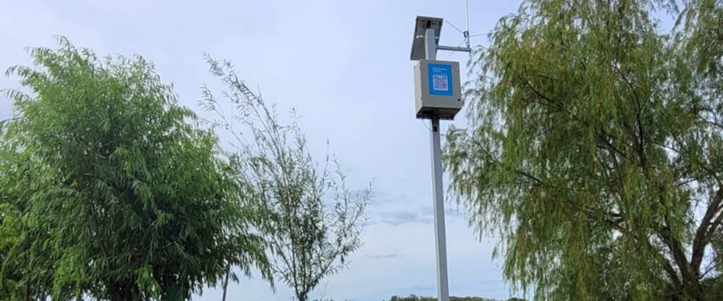 Se instaló una nueva estación meteorológica e hidrométrica en San Jaime