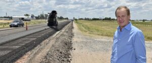 Bordet recorrió la obra de una ruta clave para el corredor productivo del Mercosur