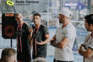 Paolo Ciarroca participa como entrenador de padle de jornadas de capacitación a nivel sudamericano