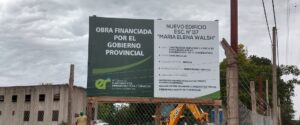 Comenzó la construcción del nuevo edificio para la escuela María Elena Walsh de Gualeguaychú