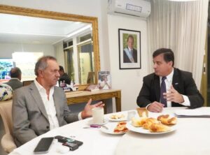 El Diputado Nacional entrerriano Marcelo Casaretto se mostró con Daniel Scioli