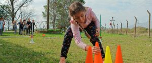El CGE promueve actividades de educación física en escuelas rurales de la provincia