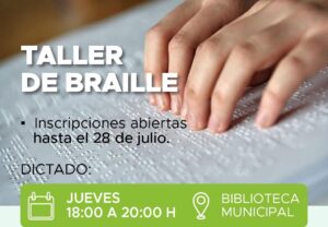 Taller del sistema Braille