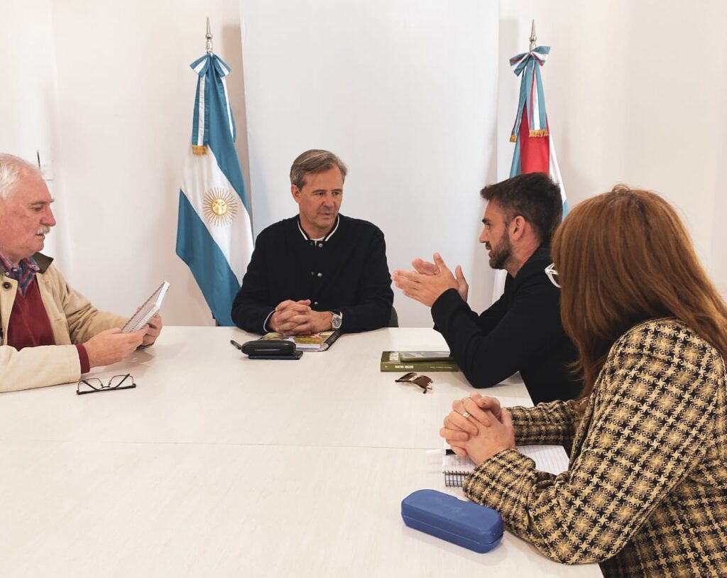 Marcelo Tisler y «Chari» Ronchi fueron recibidos por Adán Báhl