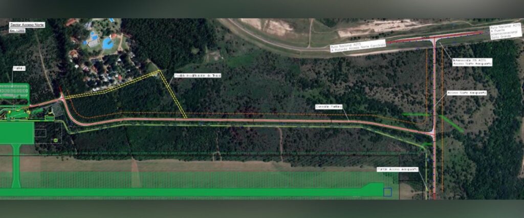 Se llamó a licitación para las obras complementarias del acceso al Aeropuerto de Concordia