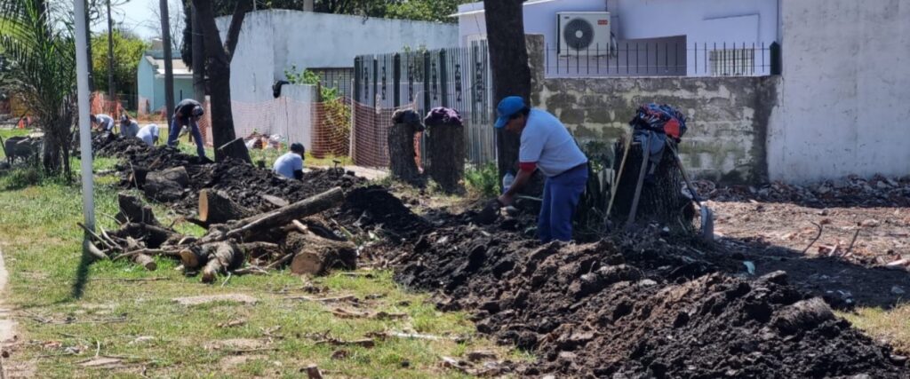 Comenzó la obra de ampliación de red de gas natural en la localidad de Maciá