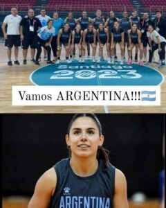 Valeria Fernández, presente en los juegos Panamericanos. Las chicas argentinas debutan este miercoles.