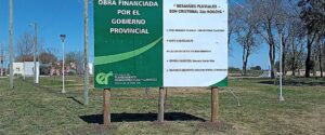 Comenzó la construcción de desagües pluviales en Don Cristóbal Segundo