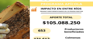 Más de 650 productores apícolas recibirán el aporte del programa de Fortalecimiento Productivo para su sector