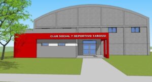 El Club Social y Deportivo Tabossirecibió fondos para construir los baños en el salón