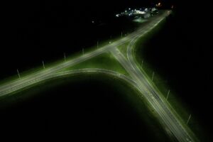 Seguridad vial: Cruces de ruta entrerrianos iluminados con tecnología LED