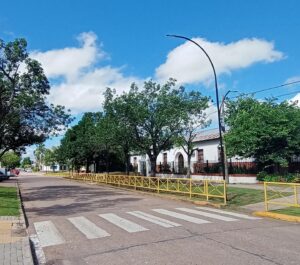 Cerrito: Nuevas columnas de iluminación en la ciudad