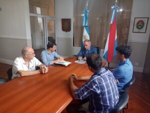Cerrito: Reunión en el Ministerio de Planeamiento, Infraestructura y Servicios de Entre Ríos