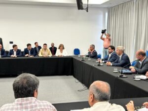 Frigerio recibió a la Liga de Intendentes Justicialistas