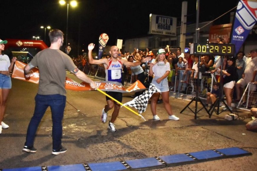 El oro se quedó en Concordia: Martín Méndez ganó la Maratón de Reyes