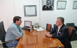 El interventor del EPRE Juan Domingo Zacarias visitó Hasenkamp