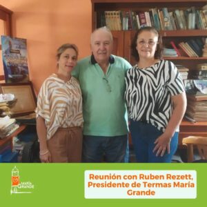 TURISMO – Visita de las funcionarias del área al Presidente del Directorio de Termas.