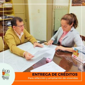 Entrega de Créditos Municipales para refacción y ampliación de viviendas