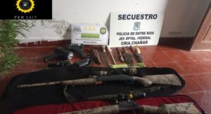 PER: Secuestraron 15 armas de fuego en distintos operativos desarrollados en Entre Ríos