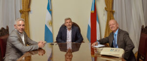 Frigerio y el presidente de CARU buscan potenciar el río Uruguay como vía de navegabilidad para la producción