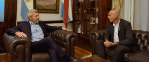 Frigerio mantuvo un encuentro de trabajo con el intendente de Colonia Avellaneda