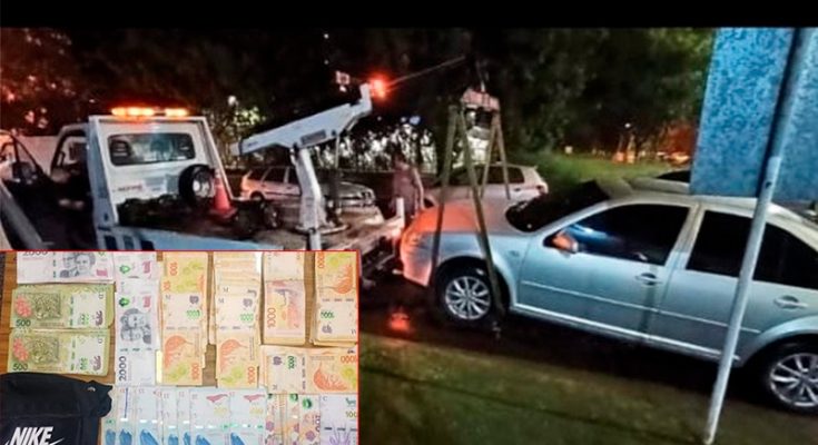 Incautaron 395.000 pesos a un hombre y le retuvieron el auto en Paraná