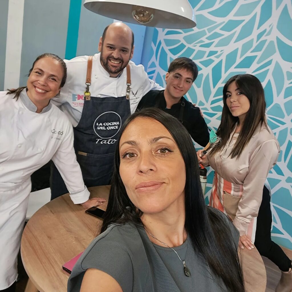 La mariagrandense Georgina Alarcón en “La Cocina del Once”.