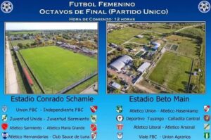 Futbol femenino – 8vos. de final del Torneo «Margarita Burgos» este sábado se juega en Atlético y Litoral