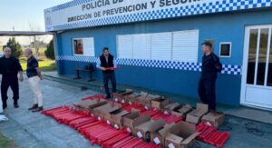 La Policía de Entre Ríos secuestró 500 kilos de explosivos