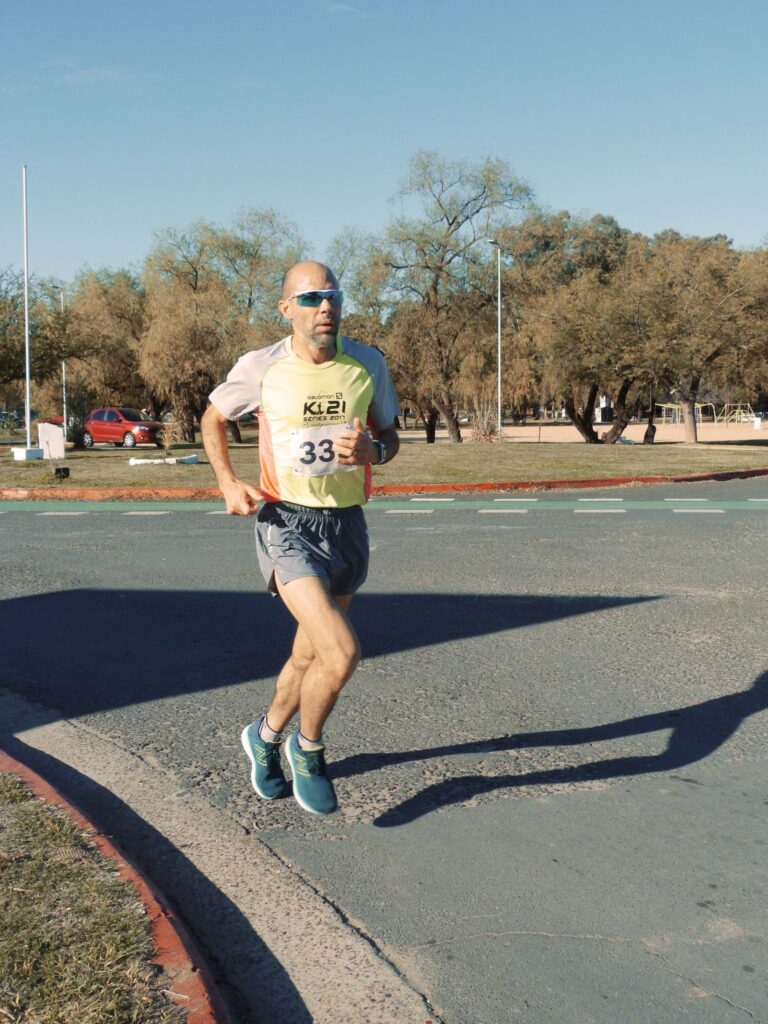 Alcides Santilli al mundial de atletismo master