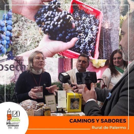 María Grande fue parte de la Feria Caminos y Sabores, en Buenos Aires