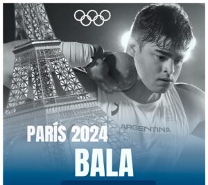 Este viernes, Nazareno Sasia compite en los Juegos Olimpicos Paris 2024