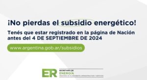 Se insta a los usuarios de luz y gas a registrarse para no perder el subsidio de energía eléctrica y de gas