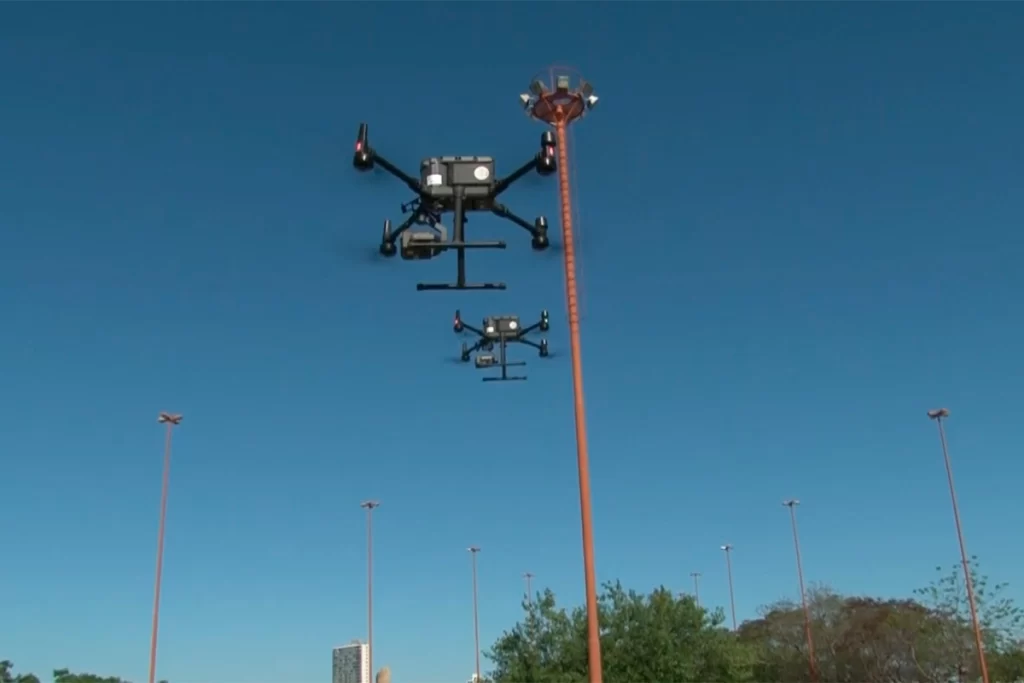 Con drones se realizan controles en la ruta nacional 168 en Santa Fe