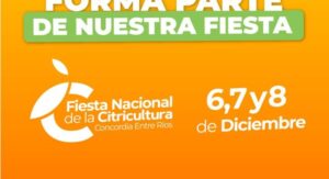 Fiesta Nacional de la Citricultura: Preinscripción para food trucks, artesanos y emprendedores