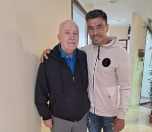 Rubén Rezett recibió la visita de Paolo Goltz