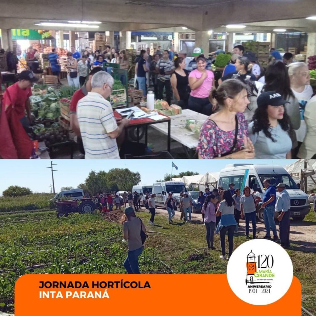 Jornada Hortícola en Paraná con la participación de representantes de María Grande