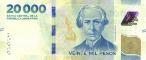 El Banco Central ya puso en circulación el billete de $20.000