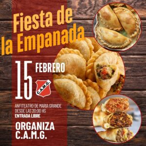 Atlético María Grande, confirmó la realización de la Fiesta de la empanada