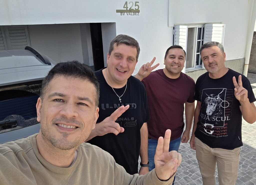 Referentes del peronismo local visitaron al Intendente Arévalo de Feliciano